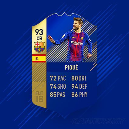 《FIFA18》UT模式社区评选赛季最佳阵容