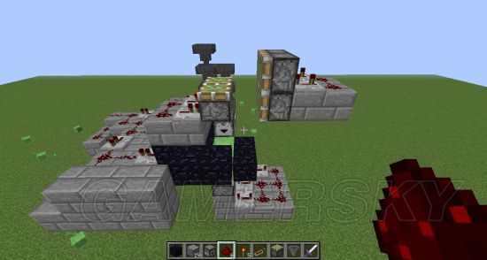 《我的世界》简易平地隐藏门制作教程