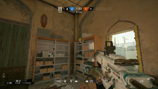 《彩虹六号围攻》边境女武神眼位布防推荐