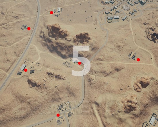 《绝地求生》新版本沙漠地图打野位置推荐