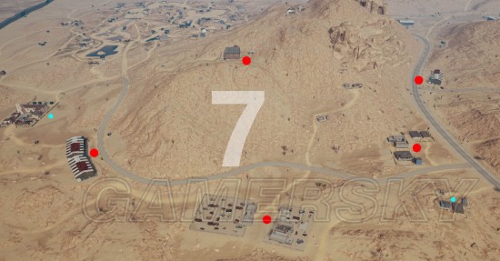 《绝地求生》新版本沙漠地图打野位置推荐