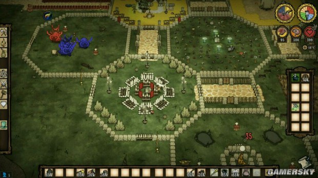 《饥荒》豪华庄园建造布局图