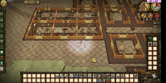 《饥荒》动物园建造布局图