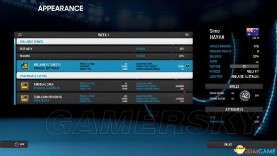 《澳洲国际网球》图文攻略 基础教程及试玩图文攻略