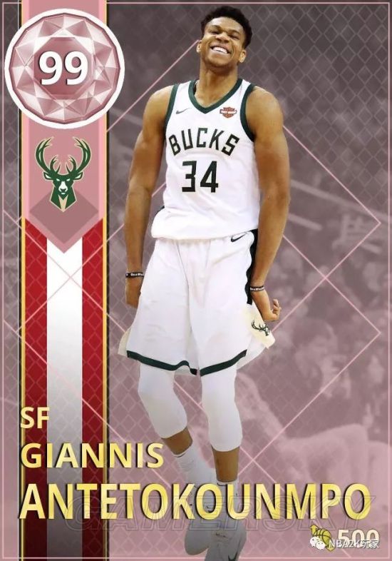 《NBA2K18》Evolution卡包球员卡数据一览 粉钻字母哥数据分享