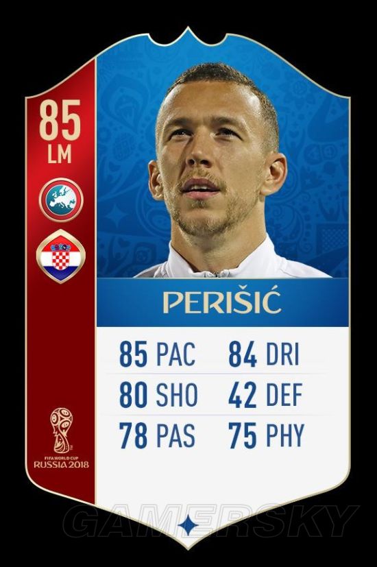 《FIFA18》世界杯欧洲球员数值Top30 C罗、莱万多夫斯基数据一览