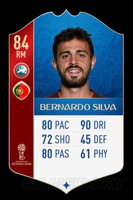 《FIFA18》世界杯欧洲球员数值Top30 C罗、莱万多夫斯基数据一览