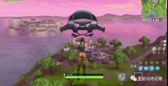 《堡垒之夜》点对点落地技巧教学