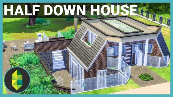 《模拟人生4》半下沉式别墅速建视频