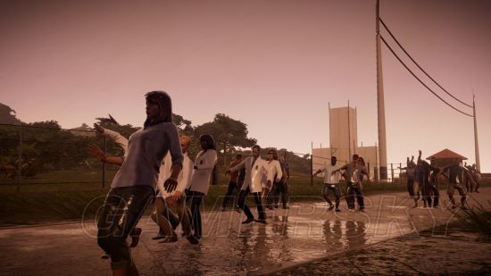 《侏罗纪世界进化》游客举动、对环境交互细节展示