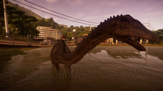 《侏罗纪世界进化》游客举动、对环境交互细节展示