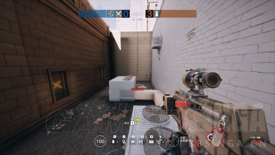 《彩虹六号围攻》自动武器消焰与补偿弹道对比