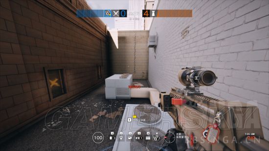 《彩虹六号围攻》自动武器消焰与补偿弹道对比