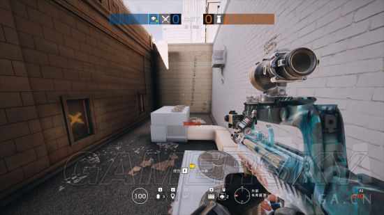 《彩虹六号围攻》自动武器消焰与补偿弹道对比