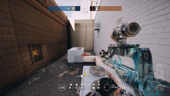 《彩虹六号围攻》自动武器消焰与补偿弹道对比