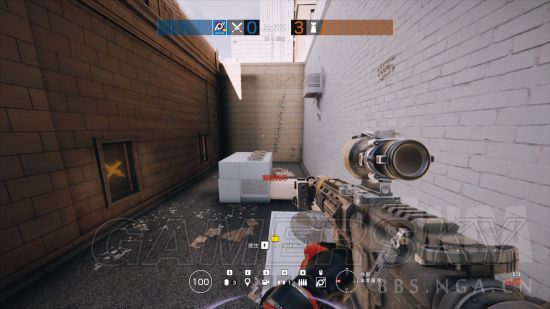 《彩虹六号围攻》自动武器消焰与补偿弹道对比