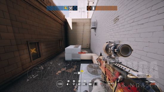 《彩虹六号围攻》自动武器消焰与补偿弹道对比