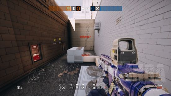 《彩虹六号围攻》自动武器消焰与补偿弹道对比