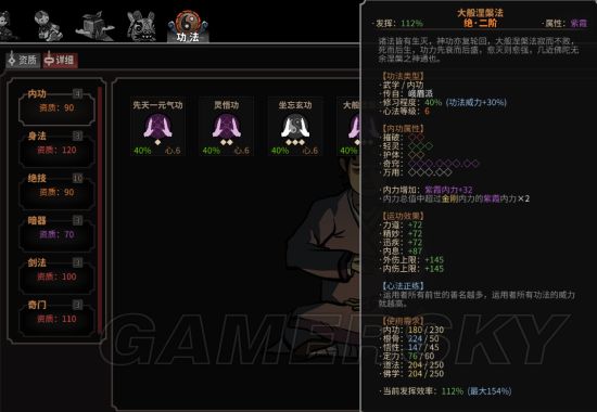 《太吾绘卷》各剑冢BOSS背景故事及功法绝技介绍