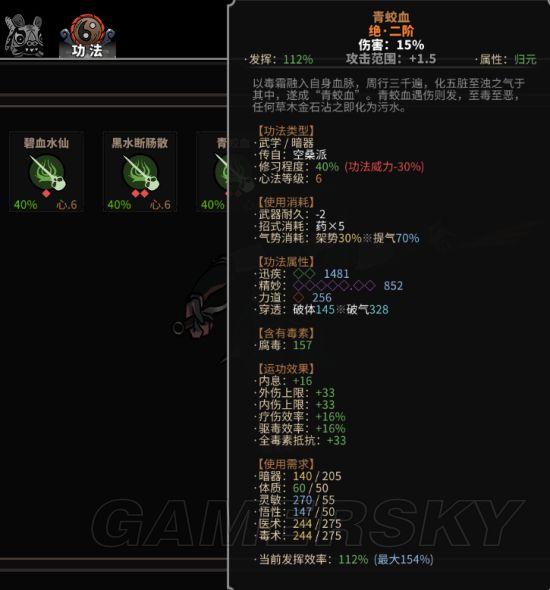 《太吾绘卷》各剑冢BOSS背景故事及功法绝技介绍