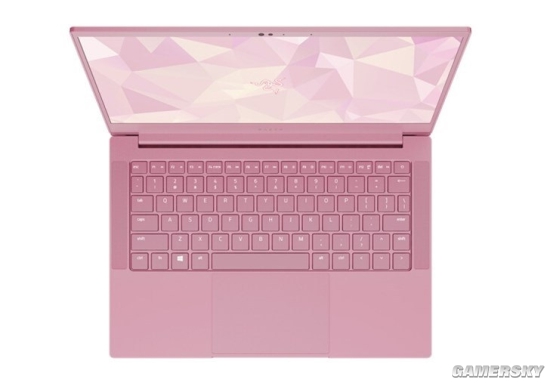 雷蛇粉色灵刃潜行版笔记本悄然发布 全粉色机身i7 Mx150显卡 游民星空