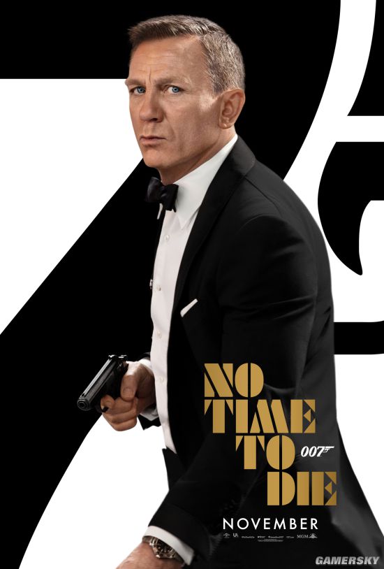 《007无暇赴死》新海报 邦德持枪、面色凝重