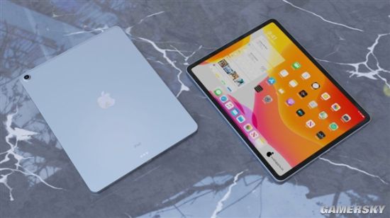 iPad Air 4 360度渲染图：窄边框+Face ID 颜值超高