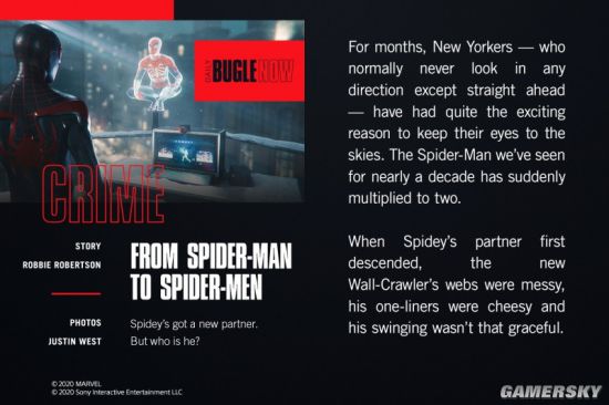 《蜘蛛侠：迈尔斯·莫拉莱斯》新预告图 新老蜘蛛侠共同训练