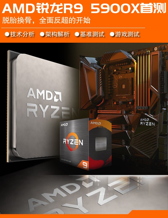 AMD锐龙5900X首测：捅破英特尔游戏性能天花板