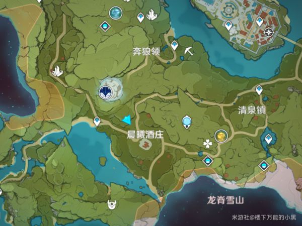 《原神》蒙德区域地理志点位分享