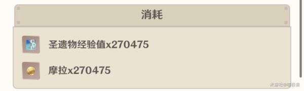 《原神》世界等级6新角色培养树脂消耗