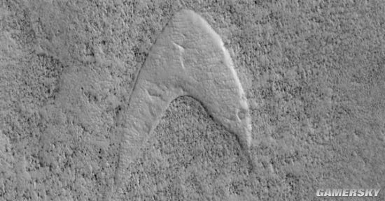 火星发现《星际迷航》舰队标志 NASA解释：只是巧合