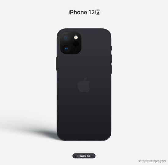 iPhone12S渲染图曝光：黑白两色 外观改动较小