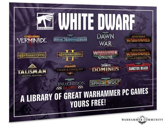 Games Workshop月刊《白矮星》下月送12款战锤游戏 包含《战锤：全面战争》《末世鼠疫2》等作品