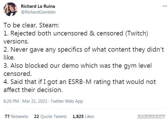 开发者谈Steam下架《超级情圣3》：V社不给修正机会
