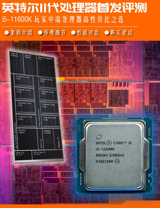 11代酷睿i5 11600K处理器首测：中端高性价比之选