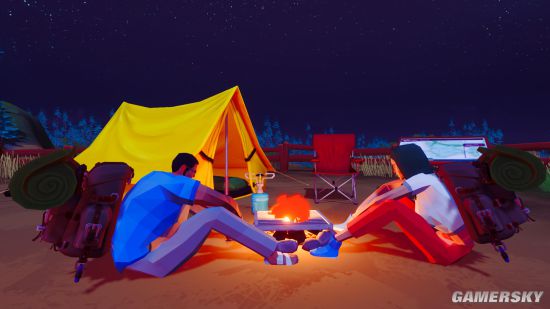《露营模拟器：小队》Steam开售 叫几个朋友一起去野营