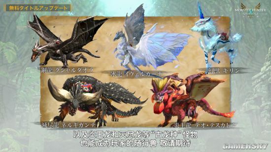 怪物猎人物语2 破灭之翼 实机展示 摸蛋 玩法更新日程图公开 游民星空