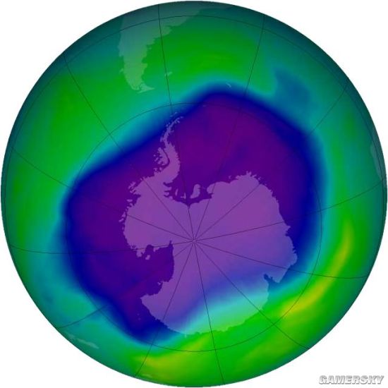 南极臭氧空洞异常增大 面积已超南极洲