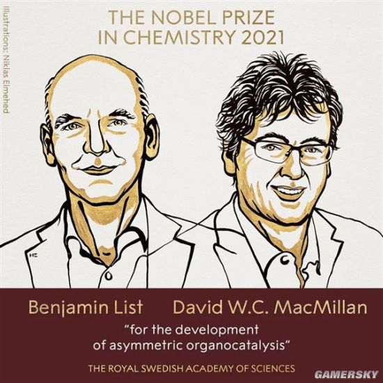 2021年诺贝尔化学奖揭晓 美德两位科学家分享