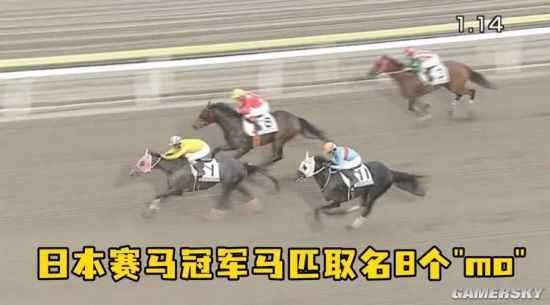 日本赛马冠军马匹取名8个mo 主播精准发音获网友大赞