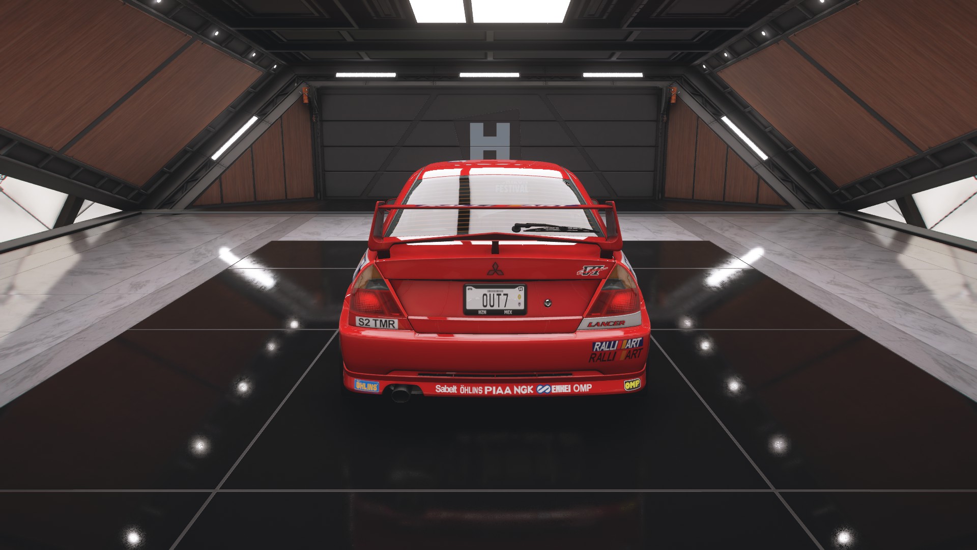 《极限竞速地平线5》三菱6代EVO红色拉力艺涂装 - 第3张