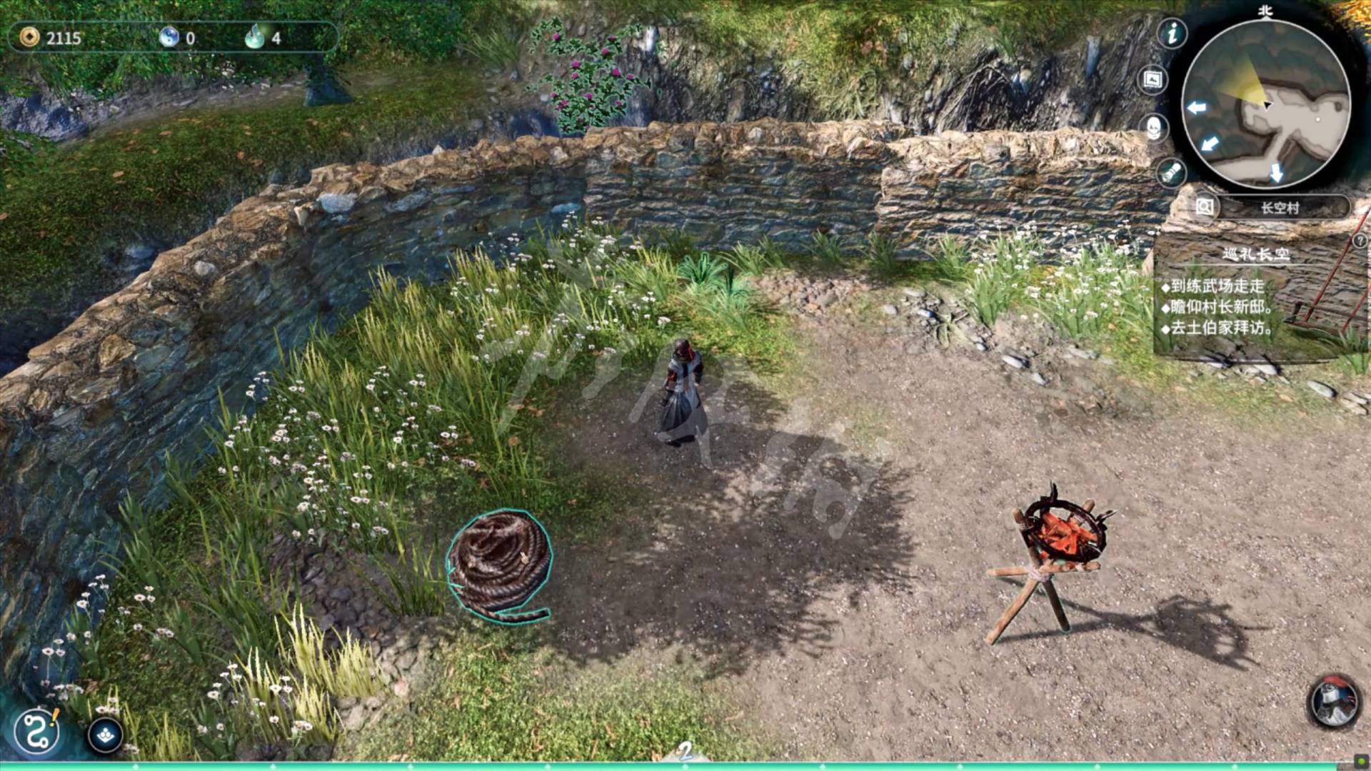 《天命奇御2》全流程解謎圖文攻略 基礎系統玩法教學_長空村-墓地 - 第4張
