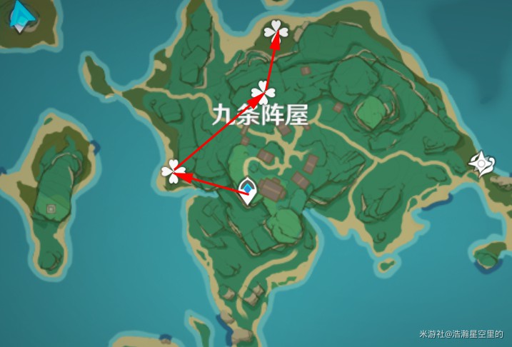 《原神》荒瀧一斗突破材料鬼兜蟲採集路線 - 第7張