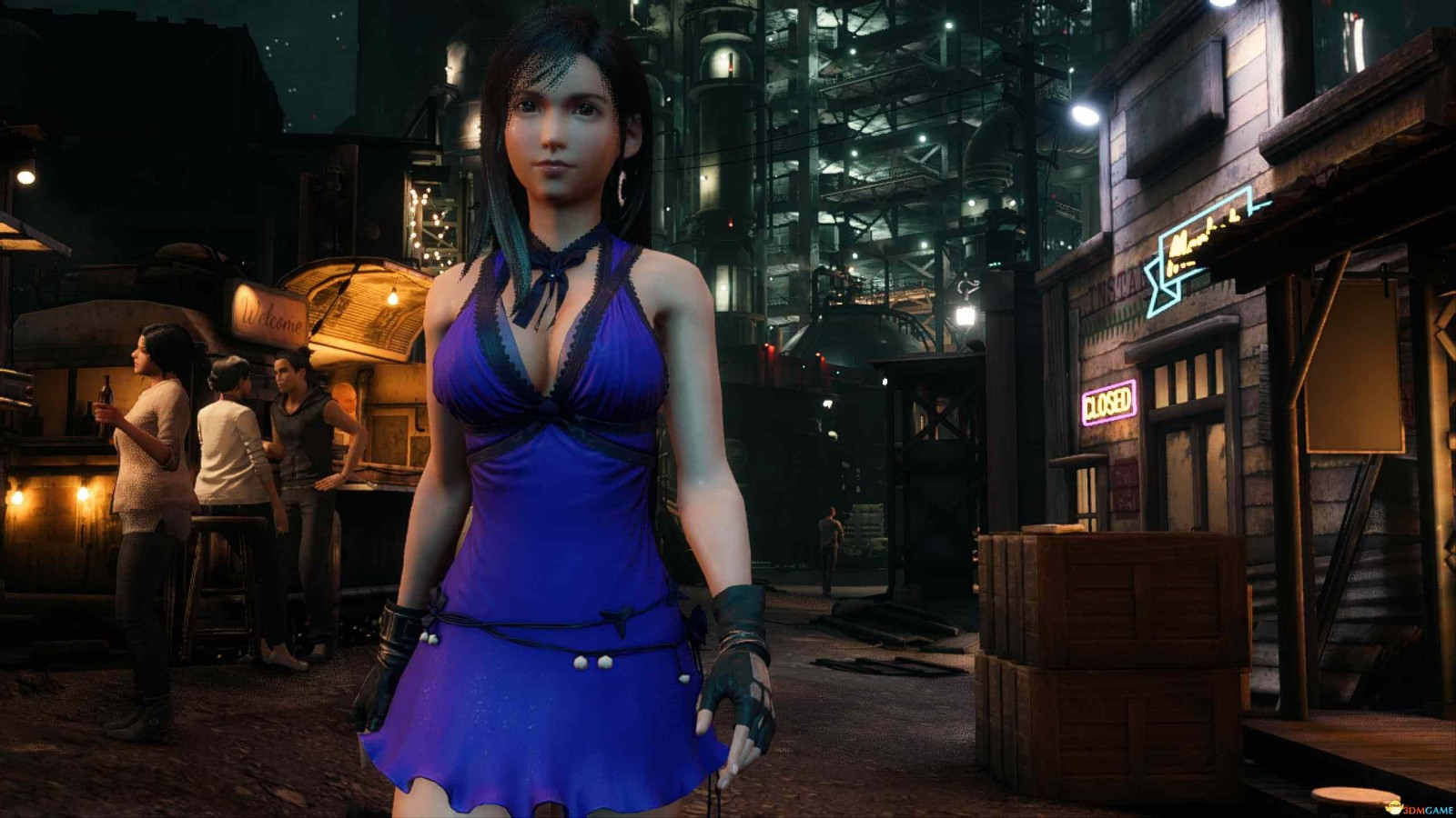 《最終幻想7重製版》蒂法性感紫色連衣裙MOD用法說明 PC版MOD怎麼用 - 第2張