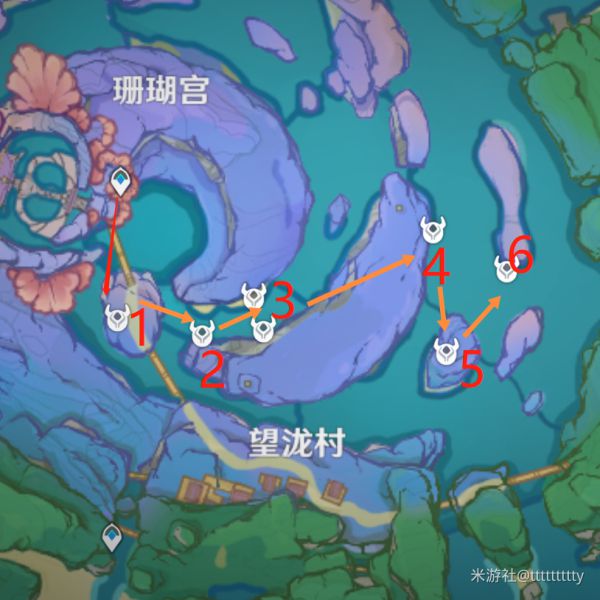 《原神》鬼门斗宴UP池角色突破材料收集路线