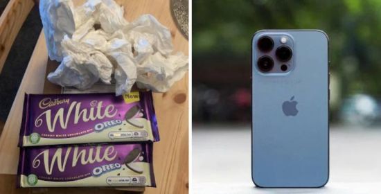 男子苹果官网订购iPhone 13 Pro Max：苦等许久却收两包巧克力