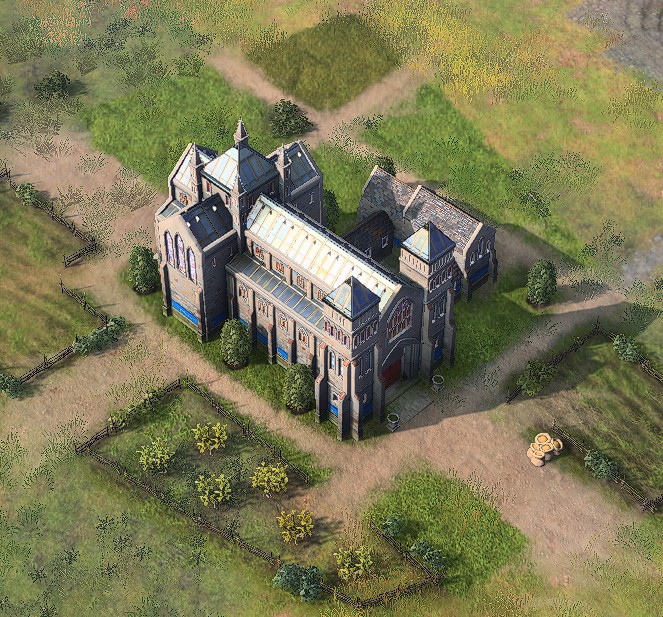 《帝國時代4》地標建築原型科普_列王修道院（Abbey of Kings）