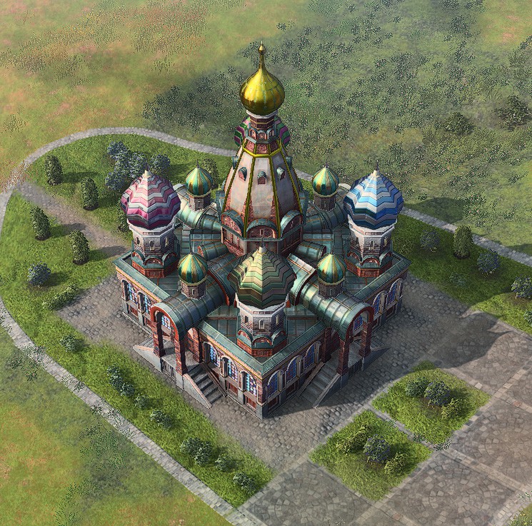 《帝國時代4》地標建築原型科普_沙皇大教堂（Cathedral of the Tsar）