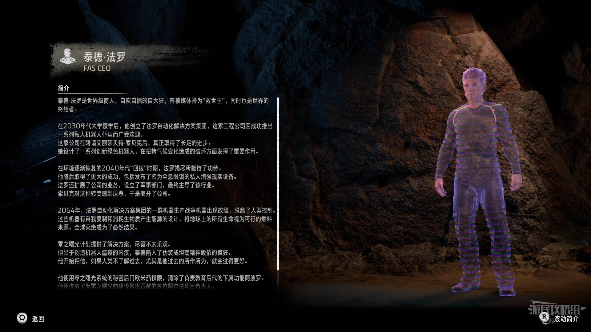 《地平线西之绝境》登场人物图鉴 NPC角色介绍及故事一览_泰德·法罗 - 第1张